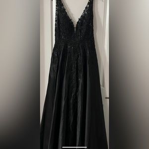 Black formal gown